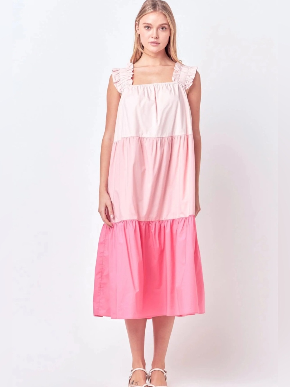 NWT English factory pink dress new with tags size large